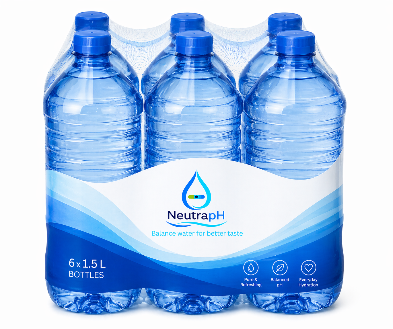 6x1.5L Water Bottles
